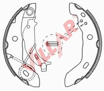 Brake Shoe Set (629.0693)