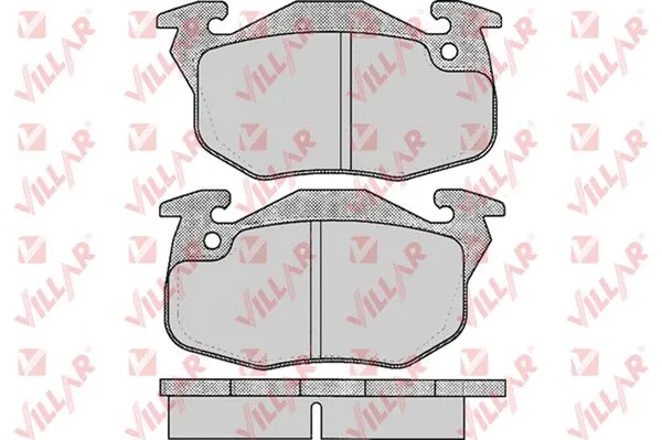 Brake Pad Set, disc brake (626.0642)