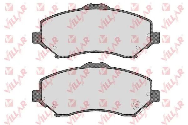 Brake Pad Set, disc brake (626.1549)