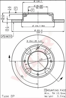 Brake Disc (628.1557)