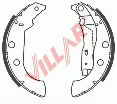 Brake Shoe Set (629.0692)
