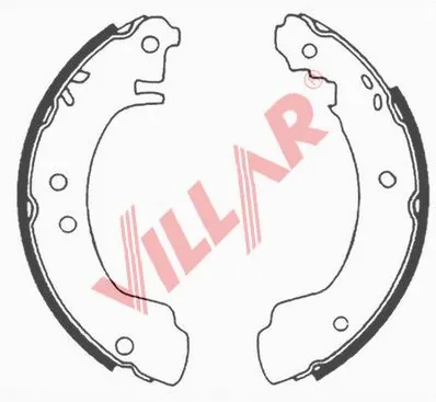 Brake Shoe Set (629.0596)