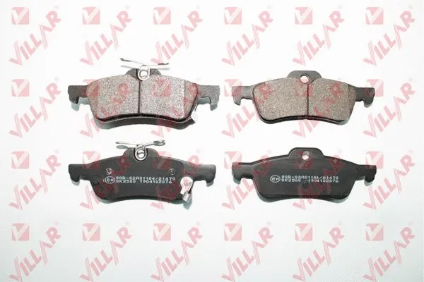 Brake Pad Set, disc brake (626.2076)