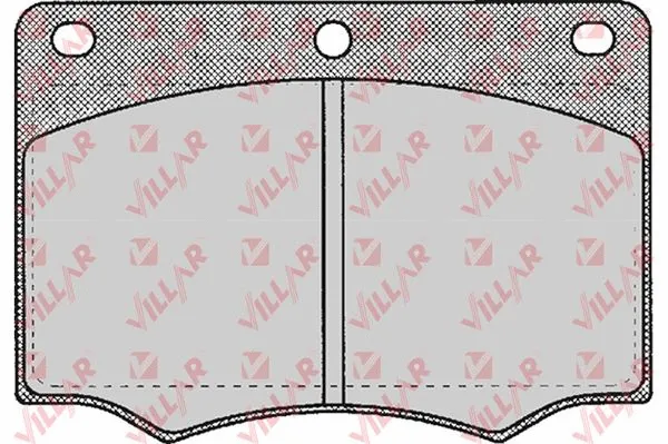 Brake Pad Set, disc brake (626.0154)