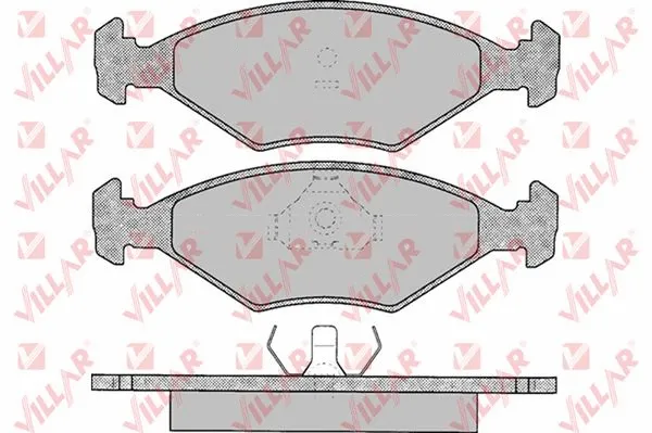 Brake Pad Set, disc brake (626.0016)