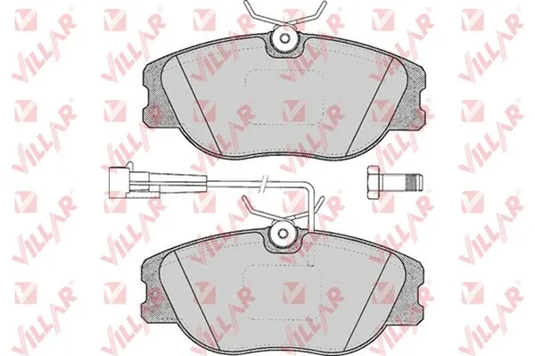 Brake Pad Set, disc brake (626.0344)