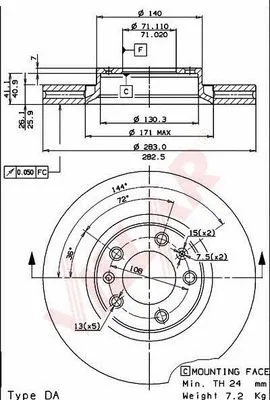 Brake Disc (628.1384)