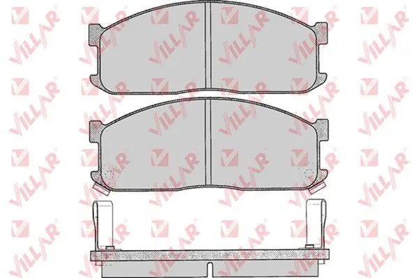 Brake Pad Set, disc brake (626.0335)