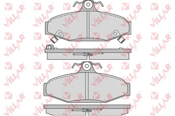 Brake Pad Set, disc brake (626.1018)