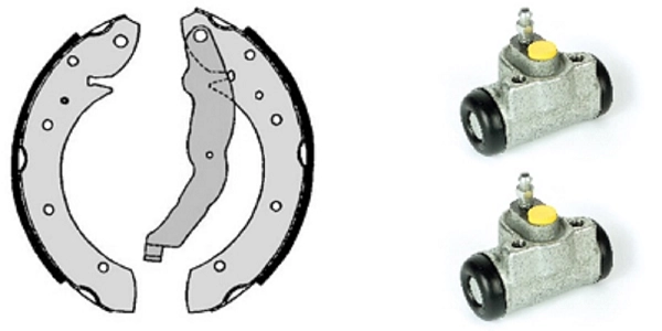 Brake Shoe Set (608.8023)