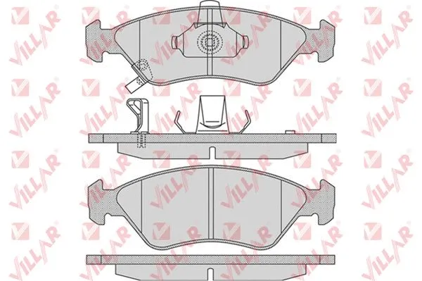 Brake Pad Set, disc brake (626.0810)