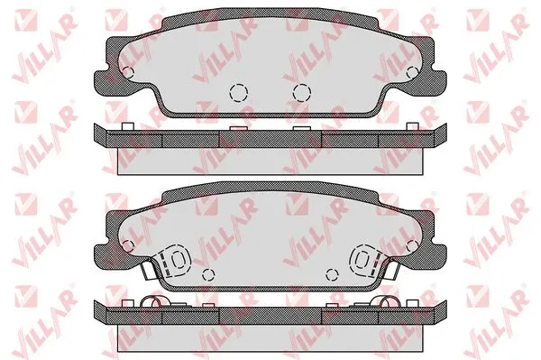 Brake Pad Set, disc brake (626.1705)