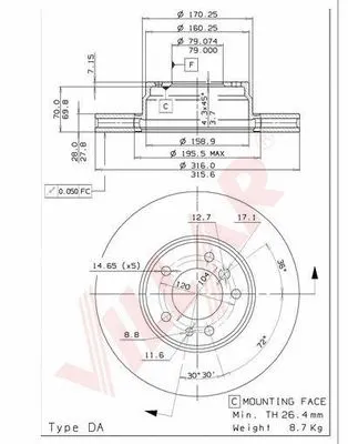 Brake Disc (628.1451)