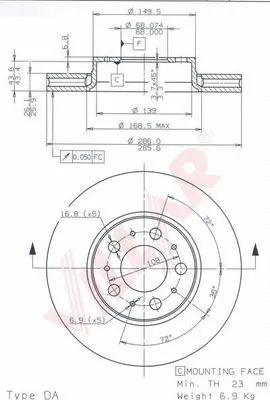 Brake Disc (628.1763)