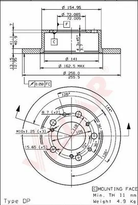 Brake Disc (628.1566)