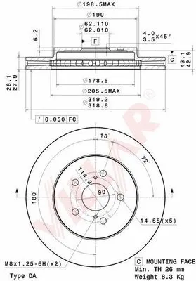 Brake Disc (628.2109)