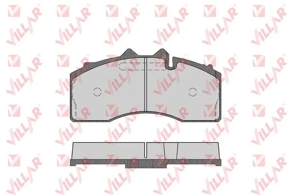 Brake Pad Set, disc brake (626.1857)
