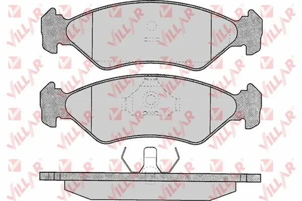 Brake Pad Set, disc brake (626.0295)
