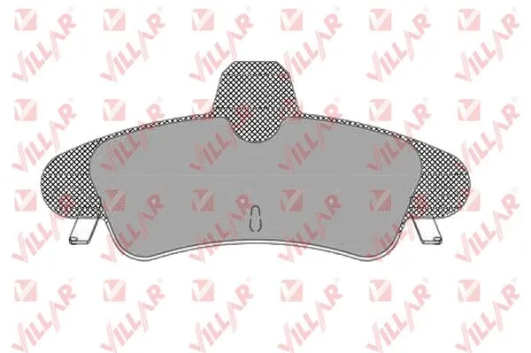 Brake Pad Set, disc brake (626.1292)