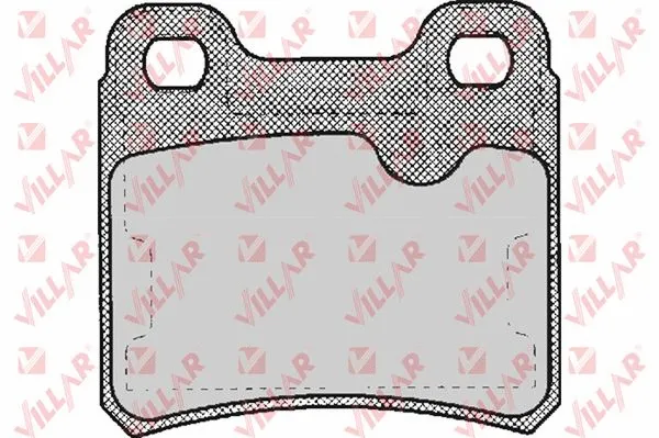 Brake Pad Set, disc brake (626.0333)