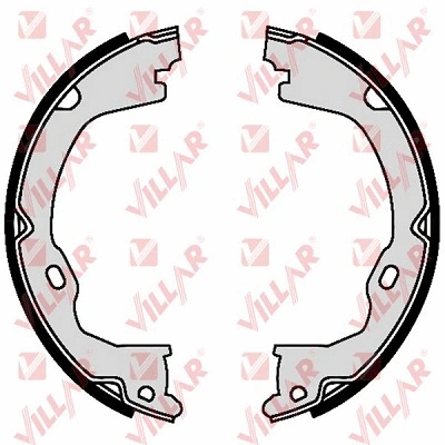 Brake Shoe Set, parking brake (629.0281)