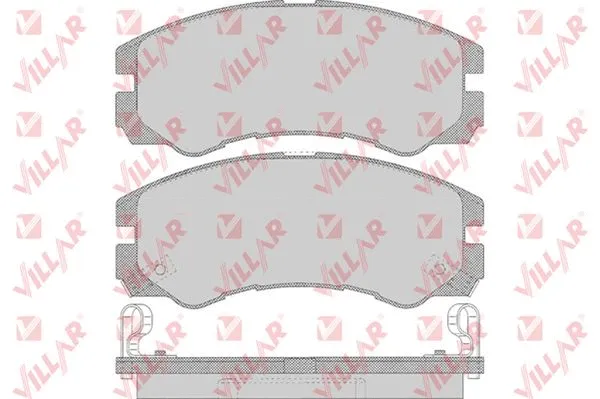 Brake Pad Set, disc brake (626.0658)