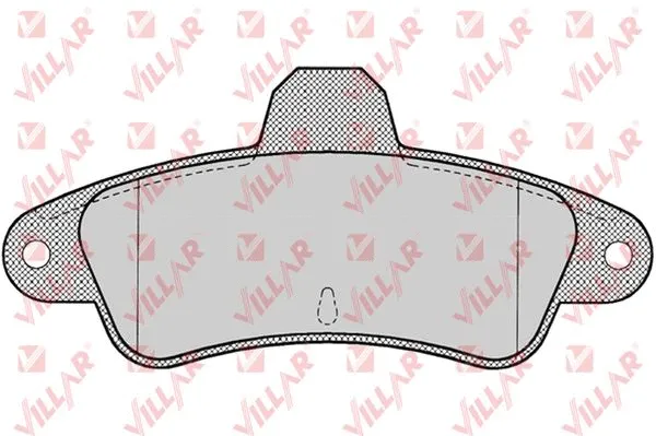 Brake Pad Set, disc brake (626.0714)