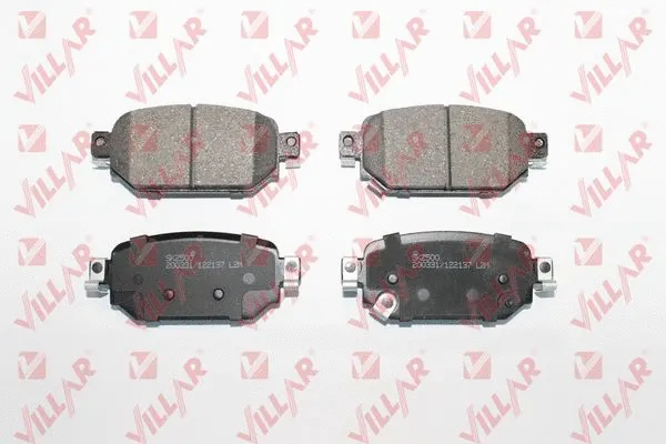 Brake Pad Set, disc brake (626.2137)