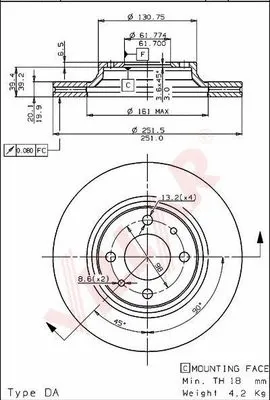 Brake Disc (628.1079)