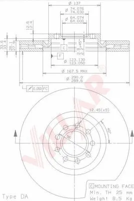 Brake Disc (628.2048)