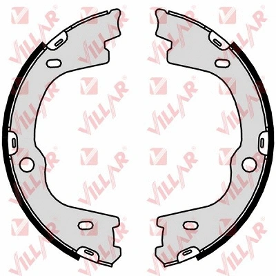 Brake Shoe Set, parking brake (629.0275)