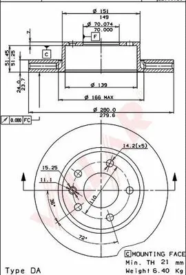 Brake Disc (628.1040)