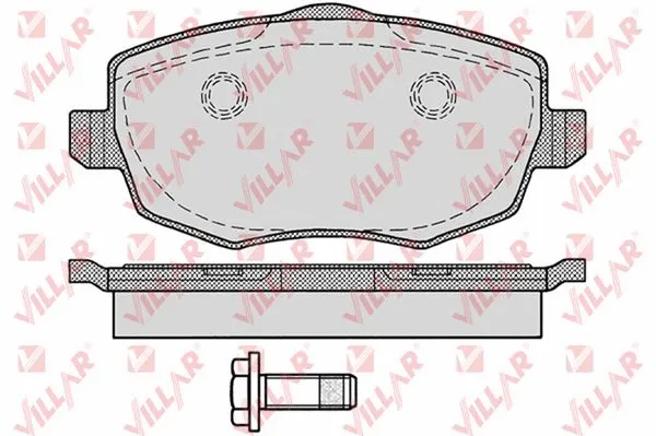 Brake Pad Set, disc brake (626.1223)