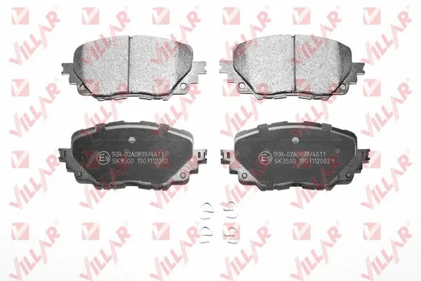 Brake Pad Set, disc brake (626.2002)