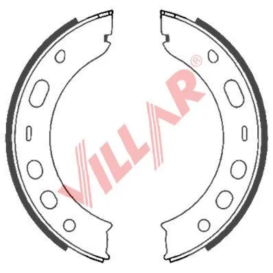 Brake Shoe Set, parking brake (629.0851)