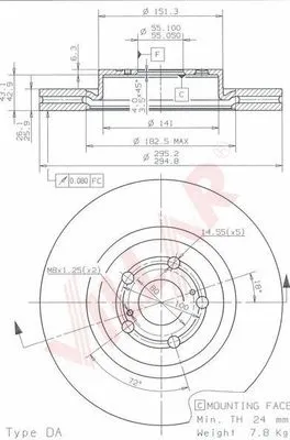 Brake Disc (628.1806)