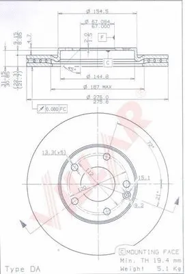 Brake Disc (628.1338)