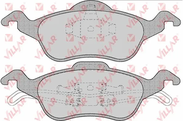 Brake Pad Set, disc brake (626.0696)