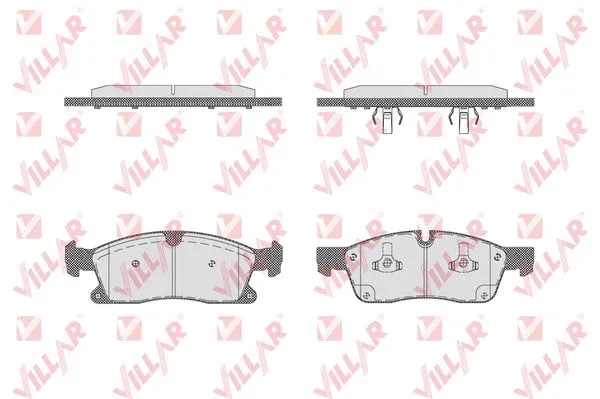 Brake Pad Set, disc brake (626.1735)