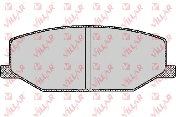 Brake Pad Set, disc brake (626.0290)