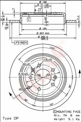 Brake Disc (628.1158)