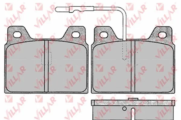 Brake Pad Set, disc brake (626.0131)
