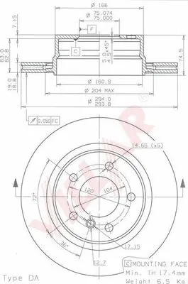 Brake Disc (628.1994)