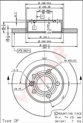 Brake Disc (628.1788)