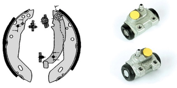 Brake Shoe Set (608.7965)