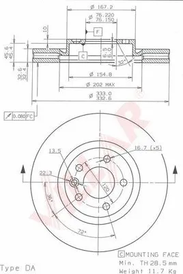 Brake Disc (628.1912)