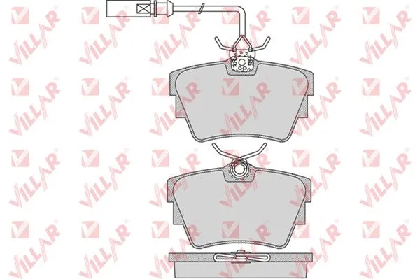 Brake Pad Set, disc brake (626.0786)