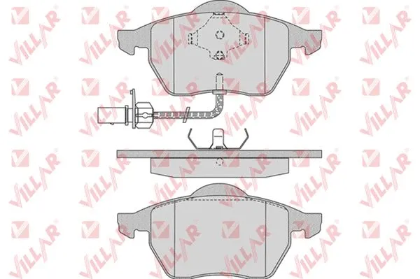 Brake Pad Set, disc brake (626.0790)