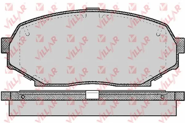 Brake Pad Set, disc brake (626.0525)