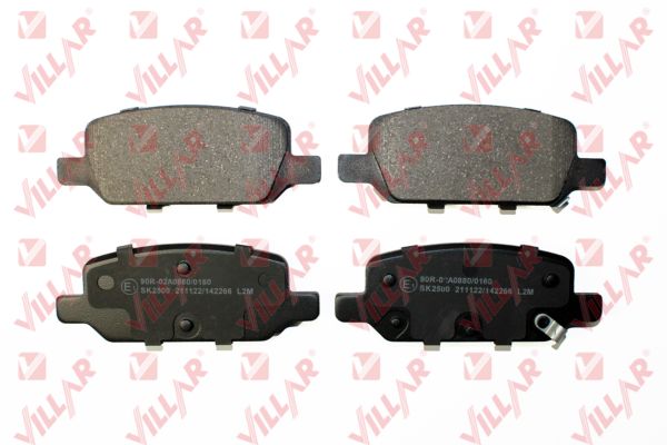 Brake Pad Set, disc brake (626.2266)